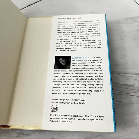 The Experts' Guide to 100 Things Everyone Should Know How to Do Hard Cover Book - Picture 2 of 11